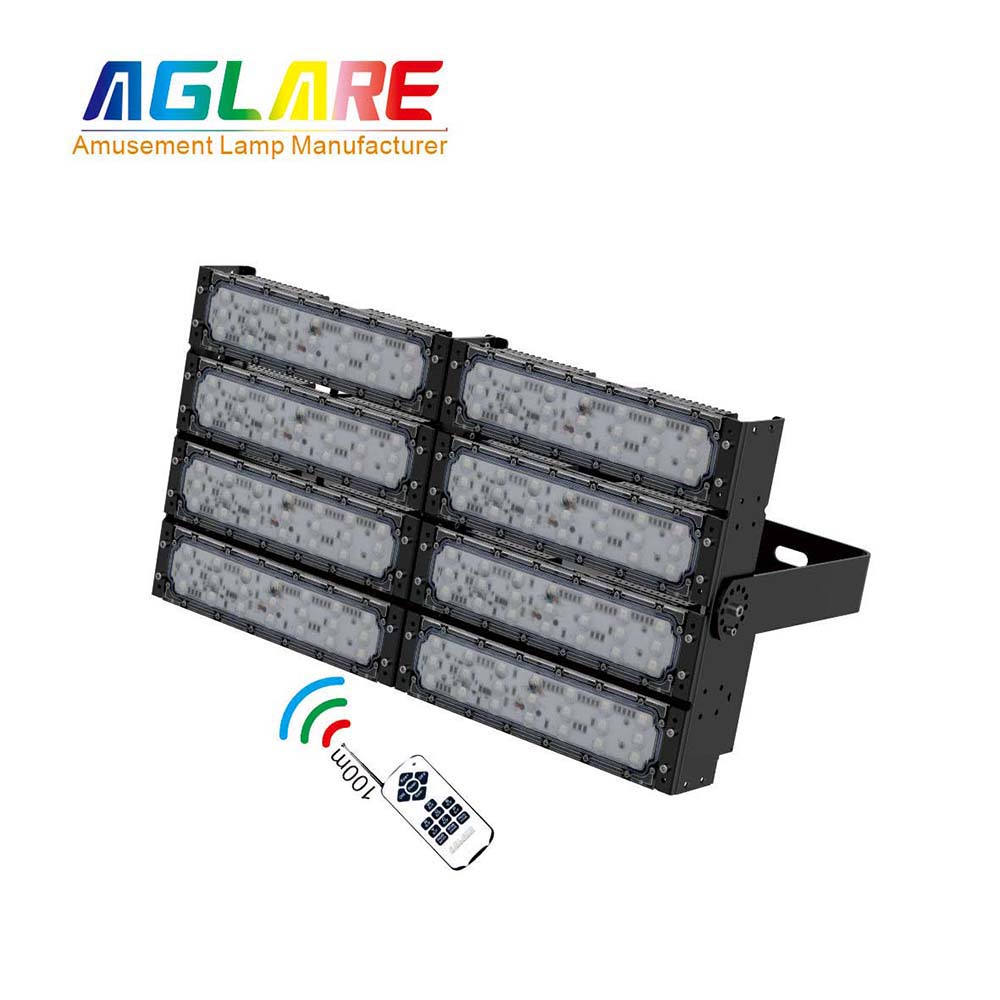 400WLED彩色投光灯泛光灯,变色户外射灯带遥浚？？？仄