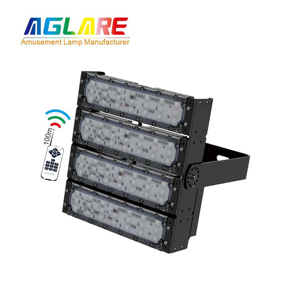 200W RGB彩色投光灯,变色户外射灯带遥浚？？？仄